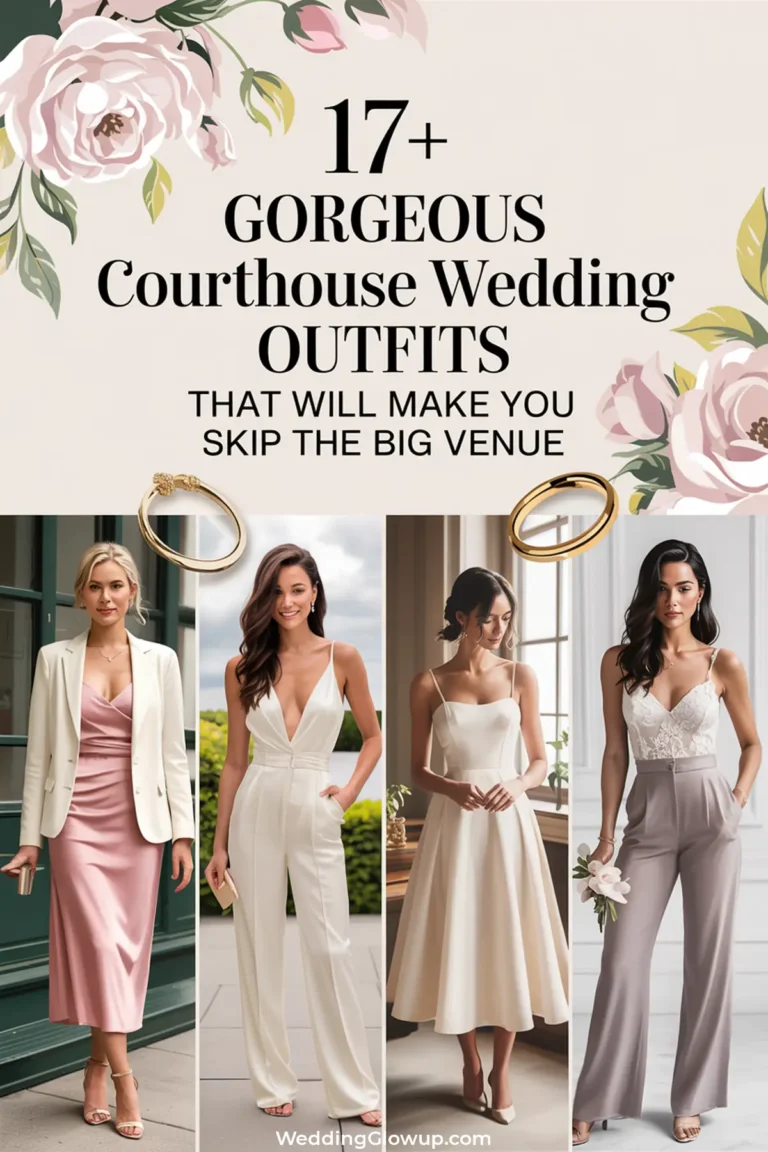 17+ Gorgeous Courthouse Wedding Outfits That will Make You Skip the Big Venue
