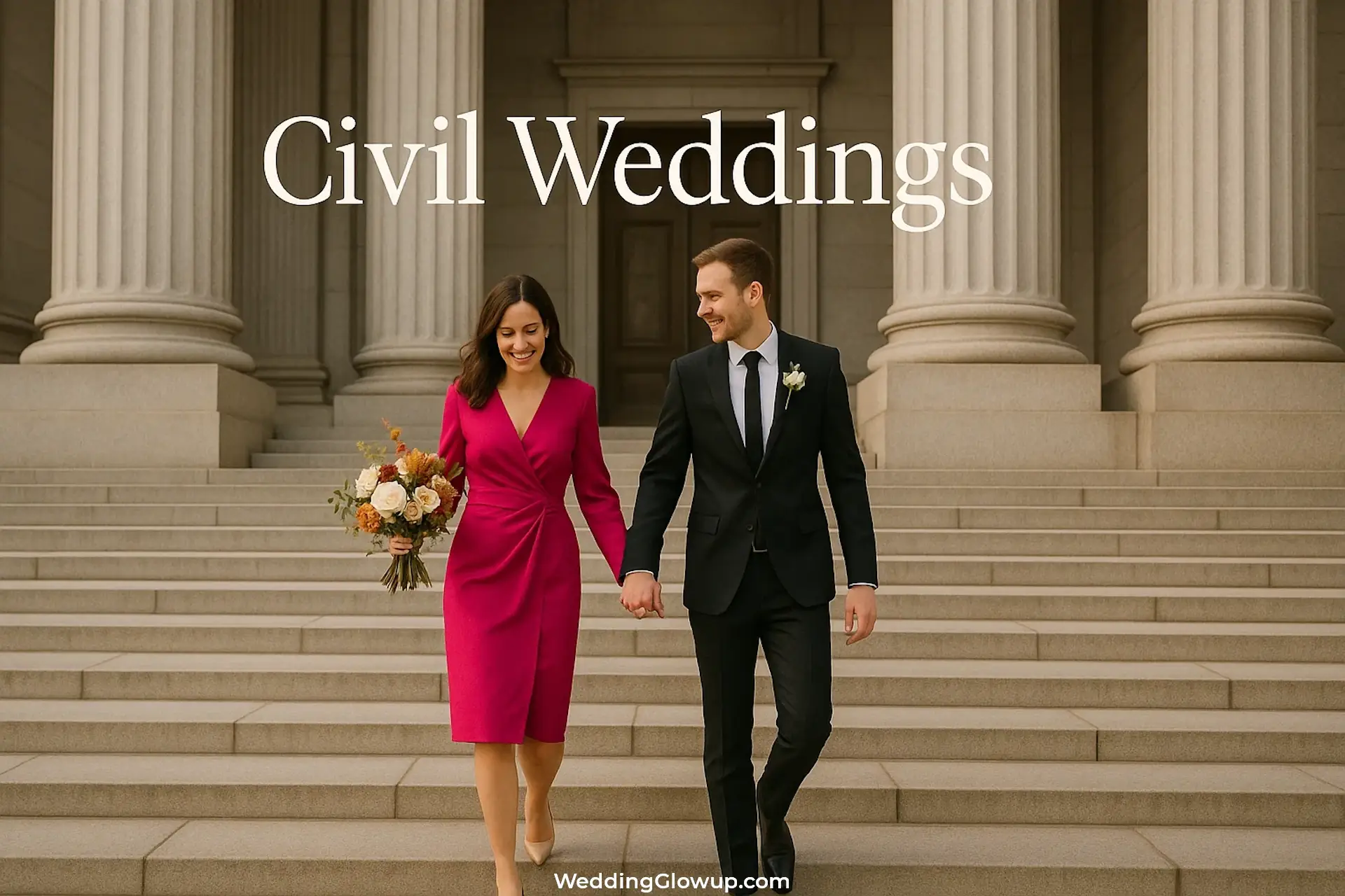Civil Weddings including Courthouse Wedding, City Hall Wedding Ceremony, Government Office Marriage